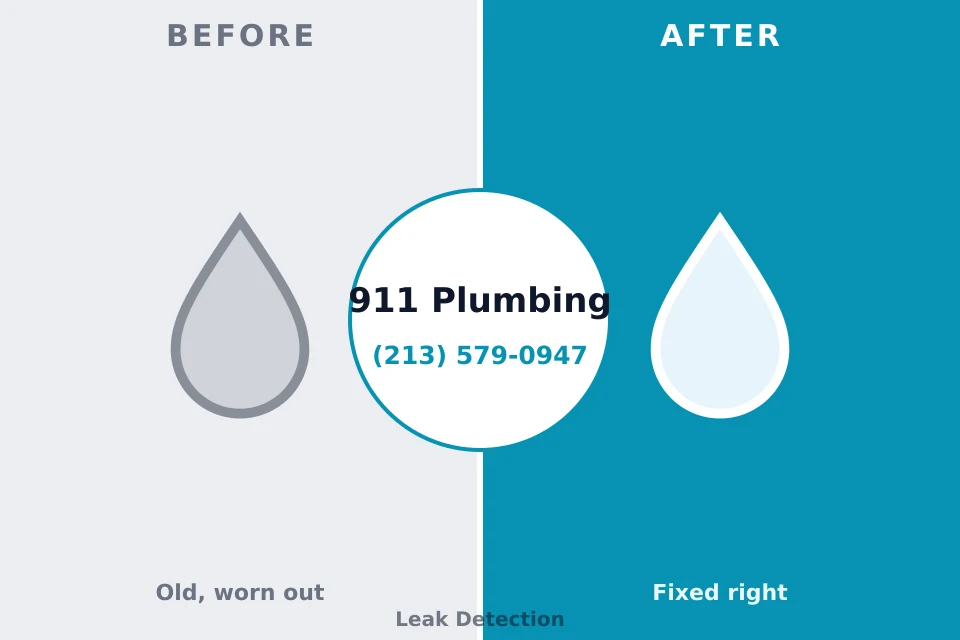 Before and after: plumbing company College Place, WA